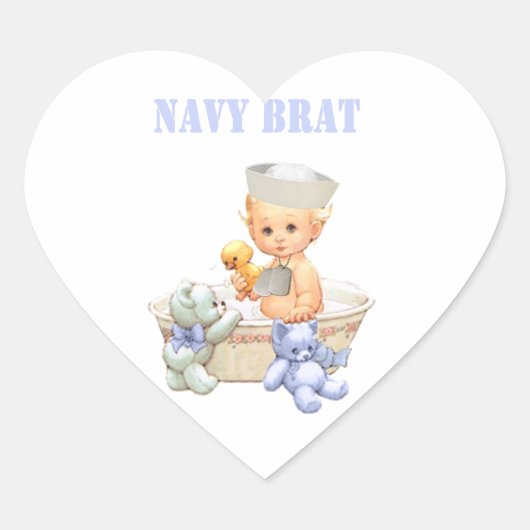 Navy Brat Stickers (Vorderseite)