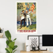 Navy braucht dich! Lesen Sie keine Geschichte - ma Poster (Heimbüro)
