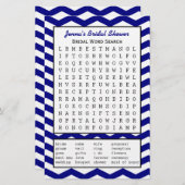 Navy Brautparty Shooting Word Search Game (Vorne/Hinten)
