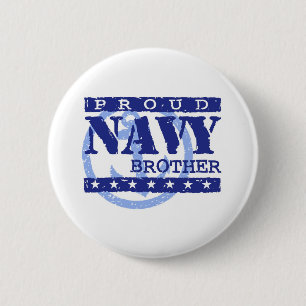 Navy Brother Button