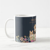 Navy Brown Pet Sitter Walker Hunde Kaffeetasse (Links)