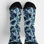 Navy Camouflage Pattern Socken (Oben)
