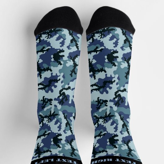 Navy Camouflage Pattern Socken (Oben)