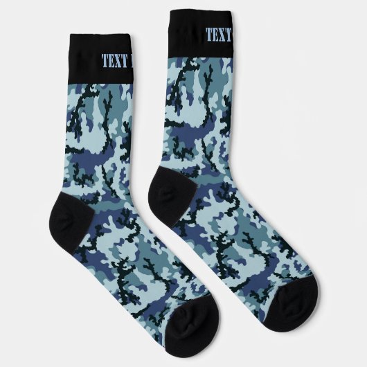 Navy Camouflage Pattern Socken (Rechts)