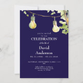 Navy Celebration of Life Invitation Einladung (Vorderseite)