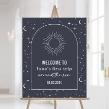 Navy Celestis Arch Sun 1. Geburtstag Begrüßungszei