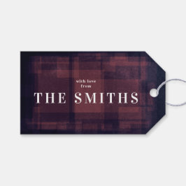 Navy Chalk Weihnachtsgeschenk Tag Geschenkanhänger