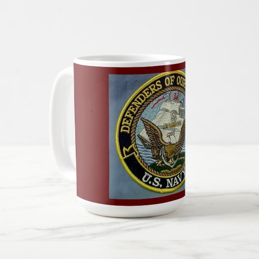 "NAVY COFFEE TASSE" KAFFEETASSE (Vorderseite Links)