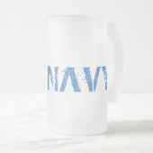 Navy Cold Tasse (VorderseiteRechts)