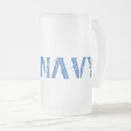 Navy Cold Tasse (VorderseiteRechts)