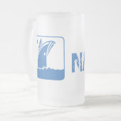 Navy Cold Tasse (Vorderseite Links)