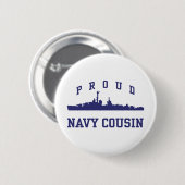 Navy-Cousin Button (Vorne & Hinten)