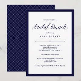 Navy Couture | Elegant Bridal Brunch Einladung