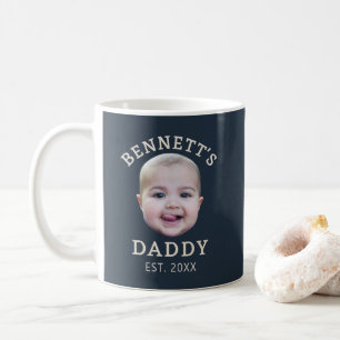 Navy Cream Custom Gesicht Foto Erinnerungs-Tasse f Kaffeetasse