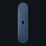Navy | Create Your Own Custom Skateboard Design<br><div class="desc">Create Your Own Custom Skateboard Design! Use this classic navy blue color background or choose any color,  add your own photo,  background,  business logo,  or any personalized image. Perfect as unique gift for improving outdoor sport and activity and make them fun! Any font,  no minimum.</div>