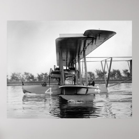 Navy Curtiss NC-4 Flying Boat, 1918 Poster (Vorne)