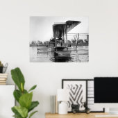 Navy Curtiss NC-4 Flying Boat, 1918 Poster (Heimbüro)