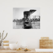 Navy Curtiss NC-4 Flying Boat, 1918 Poster (Küche)