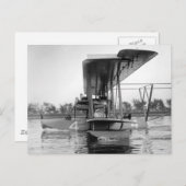 Navy Curtiss NC-4 Flying Boat, 1918 Postkarte (Vorne/Hinten)