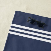 Navy Custom Family Lake House Strandtuch (Beispiel)