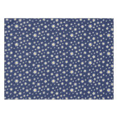 Navy Daisy Tischdecke (Vorderseite (Horizontal))