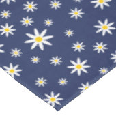 Navy Daisy Tischdecke (Schrägansicht)