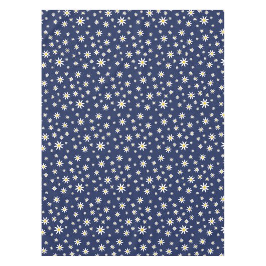 Navy Daisy Tischdecke (Vorderseite)