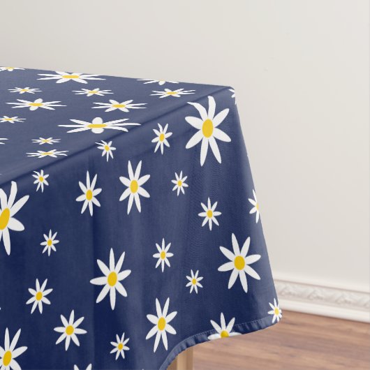 Navy Daisy Tischdecke (Beispiel)