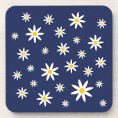 Navy Daisy Untersetzer (Vorderseite)