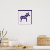 Navy Dala Horse Poster (Küche)