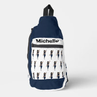 Navy Dancer Sling Bag # 2