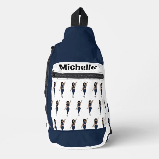 Navy Dancer Sling Bag # 2 (Vorderseite)