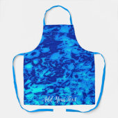 Navy Deep Customizing Fresh Ocean Water Schürze (Vorderseite)