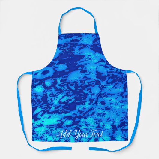 Navy Deep Customizing Fresh Ocean Water Schürze (Vorderseite)