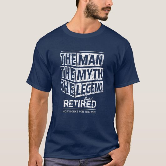 Navy der Mann, der Mythos der Legende hat T-Shi ge T-Shirt (Vorderseite)