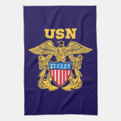 Navy Design Geschirrtuch (Vertikal)