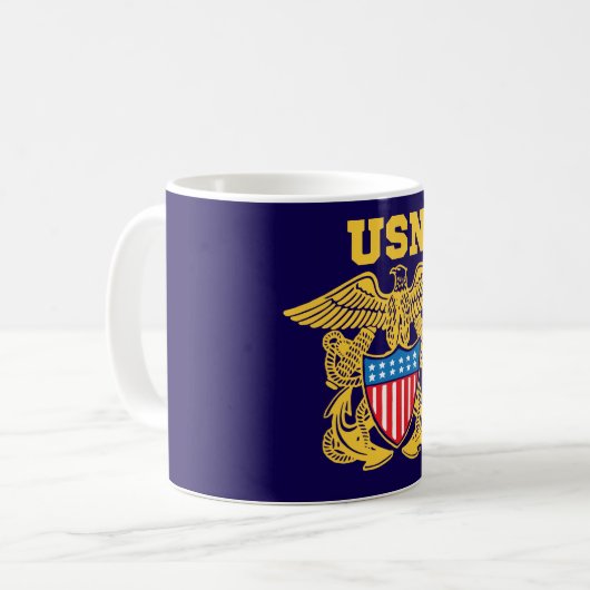 Navy Design Kaffeetasse (Vorderseite Links)