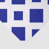 Navy Diamonds on White Tissue Paper Seidenpapier (Detail)