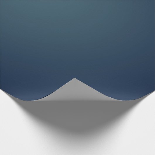 Navy dunkel gesättigt intensiv Mitternacht Geschenkpapier (Ecke)