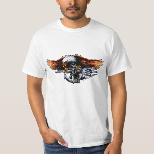 Navy Eagle Anchor T-Shirt (Vorderseite)