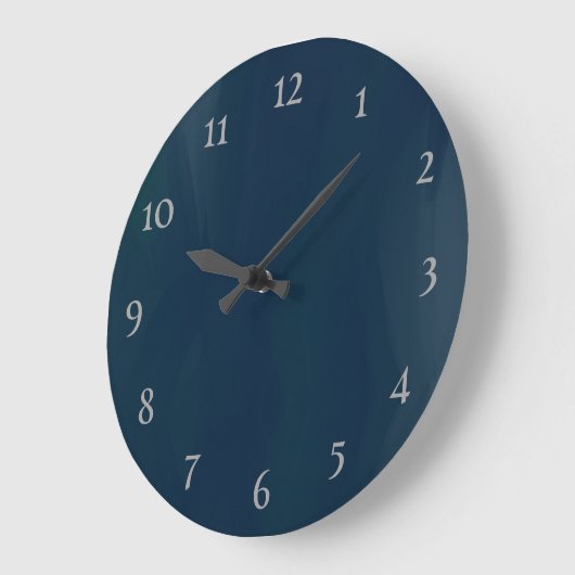 Navy, einfach Acrylmauer-Uhr Große Wanduhr (Winkel)