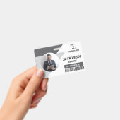 Navy | Employee Photo ID Company Security Badge Ausweis (Handheld)