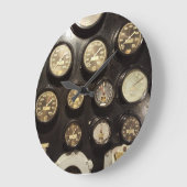 Navy Engine Room Clock Große Wanduhr (Winkel)