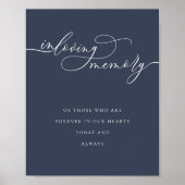 Navy Essential Script in Love Memory Poster (Vorne)
