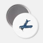 NAVY f4u Korsair Tauchen Magnet (Vorderseite/Rückseite)