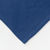 NAVY FLEECE BLANKET (Ecke)