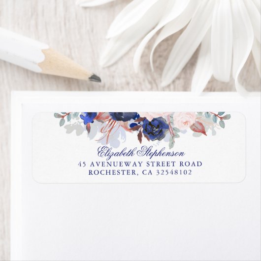 Navy Floral Boho Chic Wedding (Insitu)