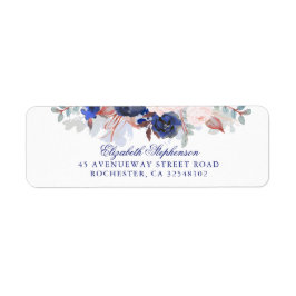 Navy Floral Boho Chic Wedding