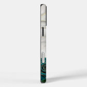 Navy Floral Gold Marmor Case-Mate iPhone Hülle (Rückseite / Rechts)