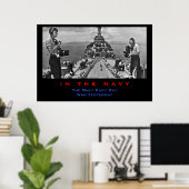 Navy Fotografen bei der Arbeit Poster (Heimbüro)